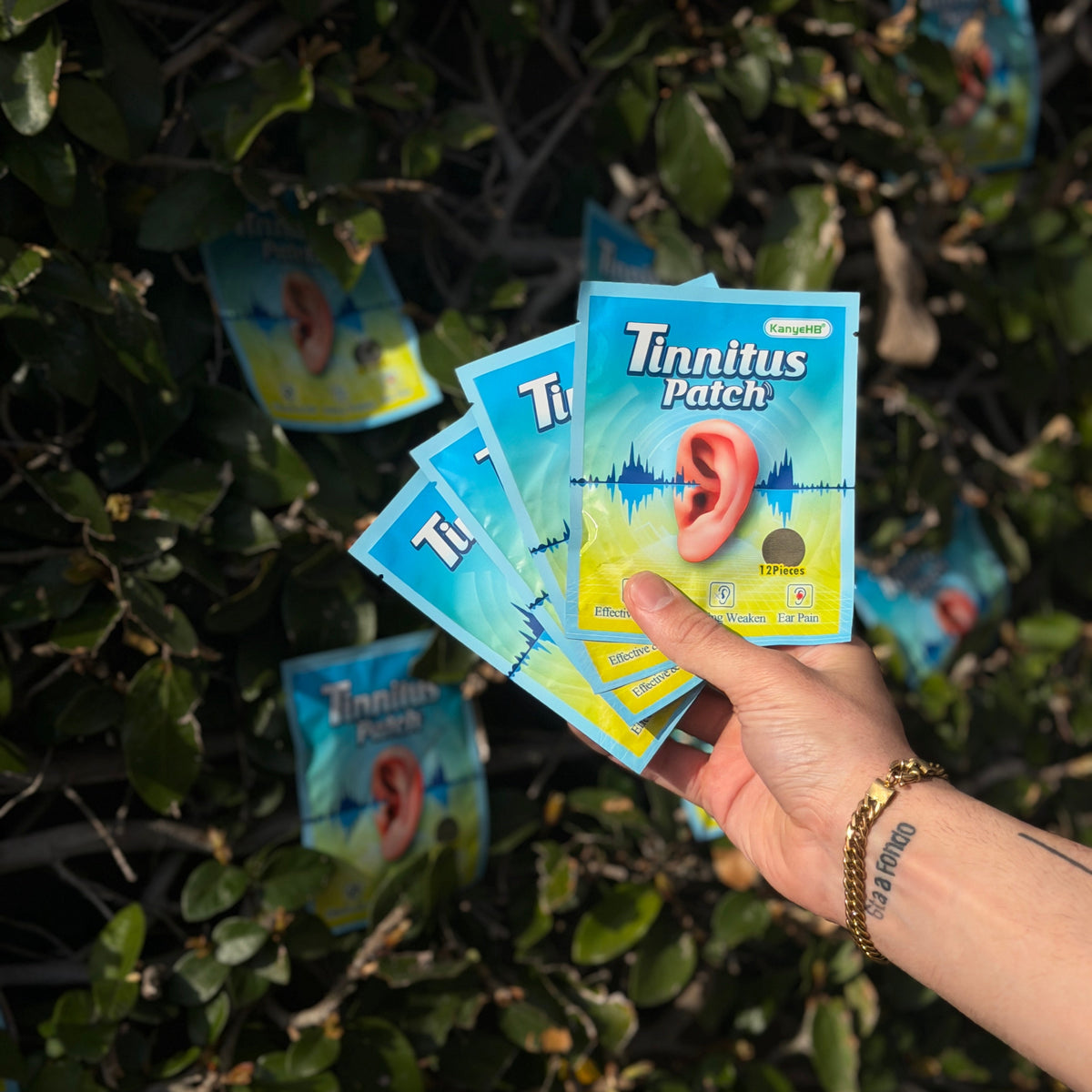 Parches Herbales para Zumbido de Oído pack 12 U-FLORAVANC™